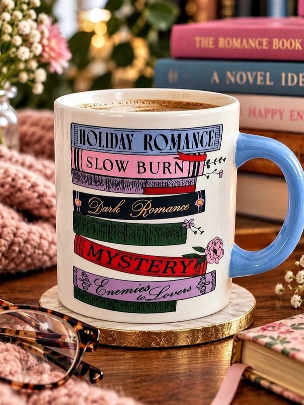 Ashland Holiday Romance Slow Burn Mystery Enemies to Lovers Mug Bookish Mug in